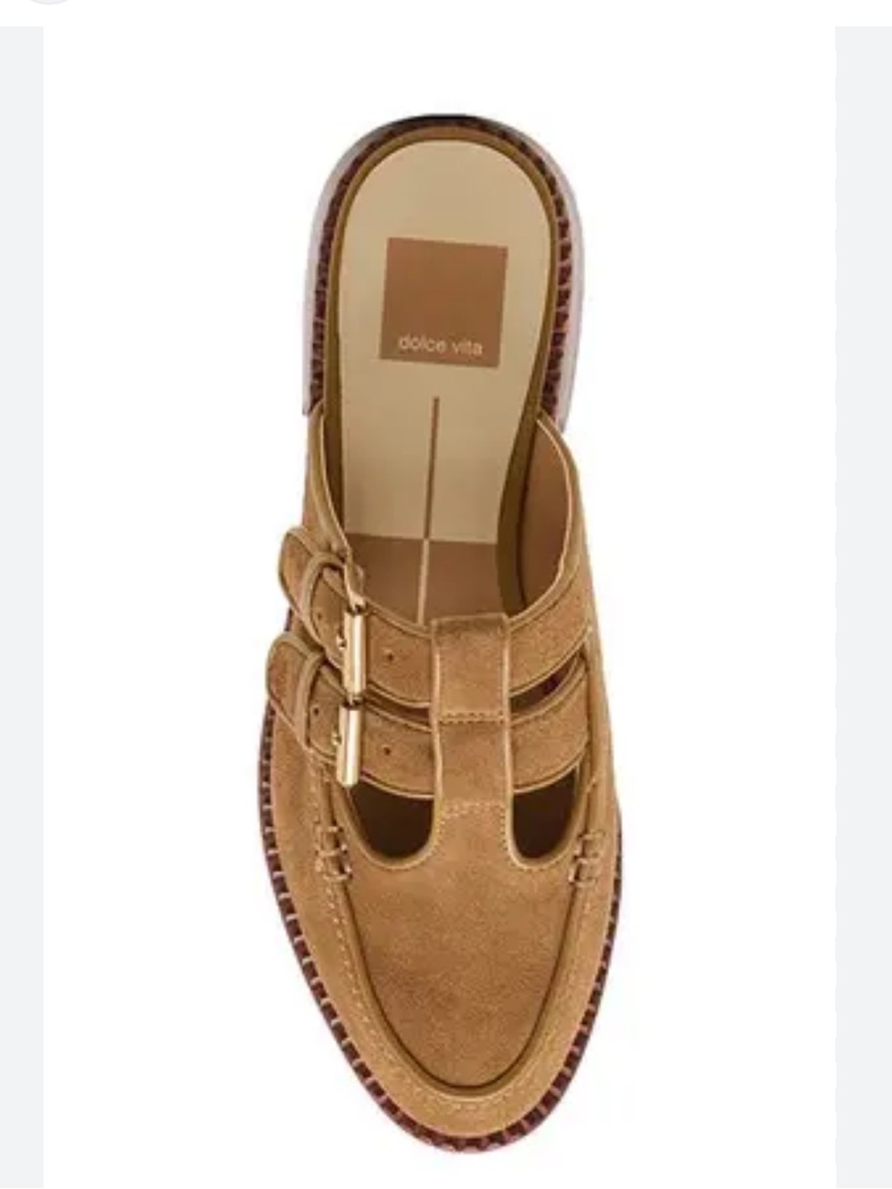Dolce Vita Haydee Womens Double-Buckle Mary Jane Slip-On Loafers